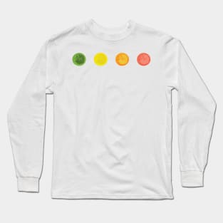 Citrus Polkadots Long Sleeve T-Shirt